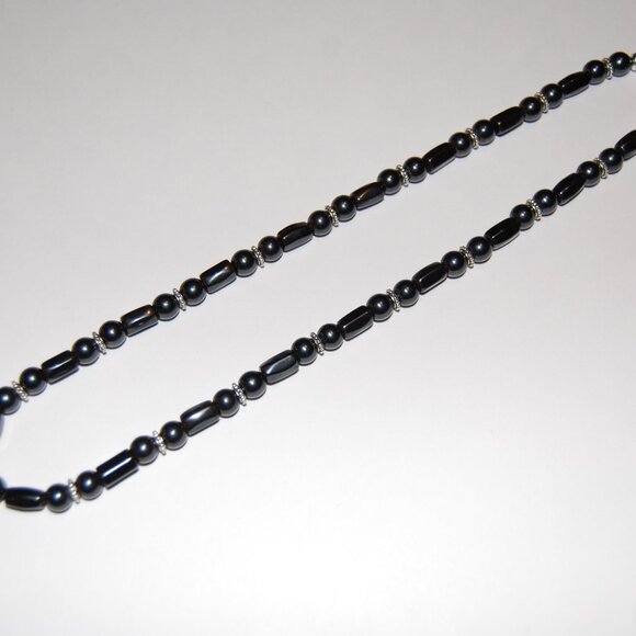 Magnetic Necklace,Hematite Necklace,Magnetic Beads Necklace,Heathy Necklace - Picture 2 of 4